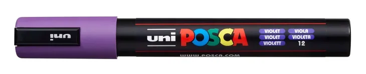 Marker z farbą plakatową Posca PC-5M fioletowy