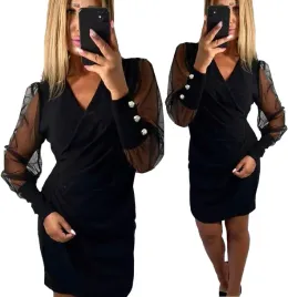 sukienka-elegancka-czarna-glamour-z-tiulem-marszczona-midi-koronka-r-44