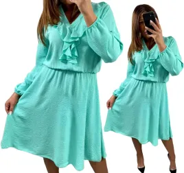 sukienka-elegancka-midi-z-zabotem-bez-wzorow-zielona-glamour-rozmiar-46