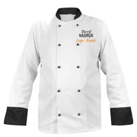bluza-kucharska-kitel-bialy-z-wstawkami-z-twoim-nadrukiem-logo-roz-s