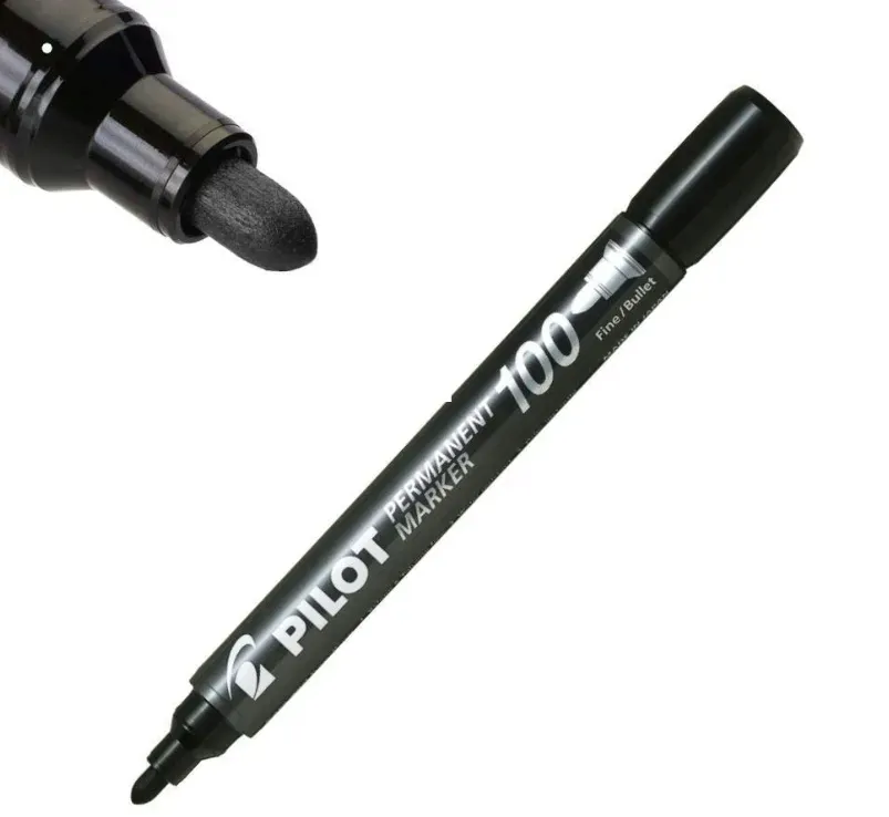 pilot-marker-permanentny-czarny-okragly-sca-100-stan-nowy