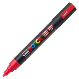 marker-z-farba-plakatowa-posca-pc-5m-fluo-czerwony