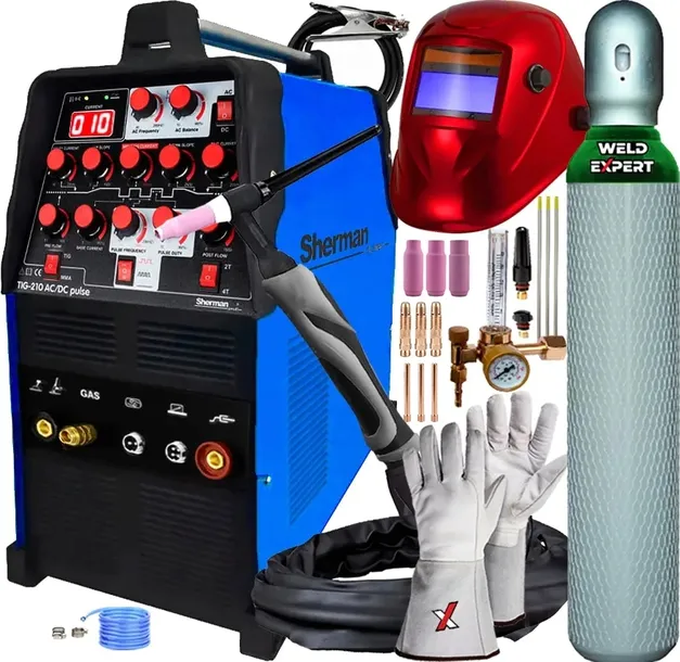 SPAWARKA INWERTOROWA SHERMAN TIG 210 AC/DC PULSE