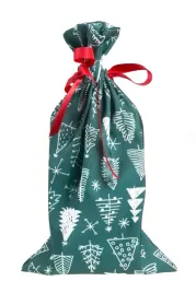 swiateczny-worek-poliestrowy-na-prezenty-20x35-cm-zielony-w-choinki-eko