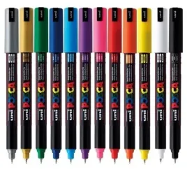 marker-z-farba-plakatowa-posca-pc-1mr-12-sztuk