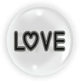 tuban-balon-45cm-love-czarny