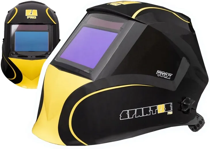 Maska Przyłbica spawalnicza MIG TIG SPARTUS PRO 401X AUTOMATYCZNA 4 SENSORY