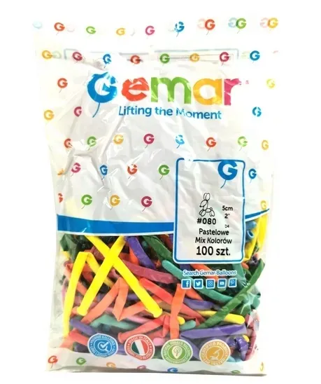 gemar-balony-do-modelowania-mix-100szt-waga-z-opakowaniem-0-35-kg