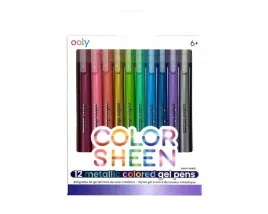 ooly-dlugopisy-zelowe-metaliczne-color-sheen-zestaw-12-sztuk