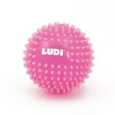 ludi-dwukolorowa-pilka-sensoryczna-rozowa-15-cm
