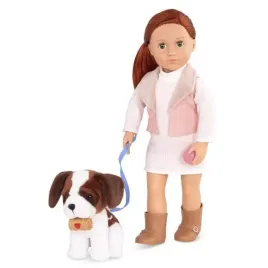 lalka-delphia-46cm-z-pieskiem-bernardynem