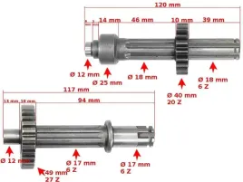 walek-sprzegla-atv-110-zdawczy-loncin-bashan-beretta-apollo-kayo-barton