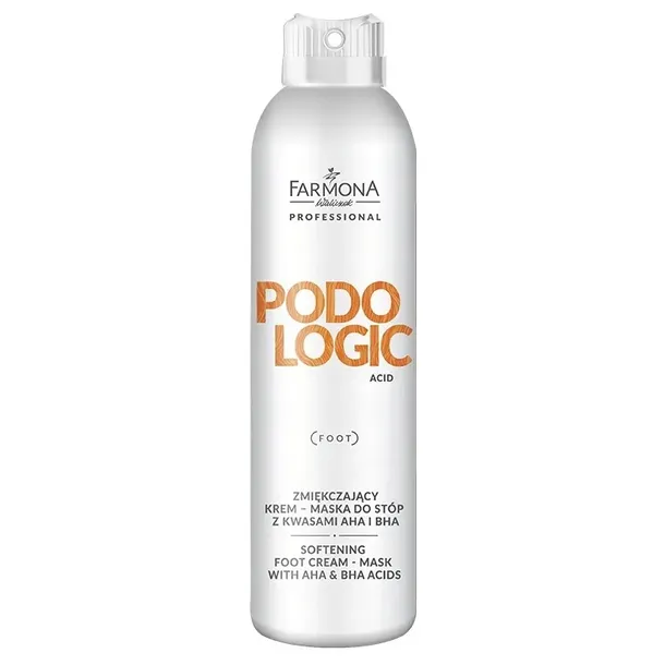 PODOLOGIC ACID Zmiękczający krem-maska do stóp z kwasami AHA i BHA 150ml