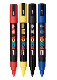 markery-posca-zestaw-posca-w-etui-pc-5m-4-kolory-pisaki-do-szkla-drewna