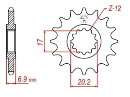 zebatka-przod-przednia-jt-am6-xr6-xp6-xps-dt-tzr