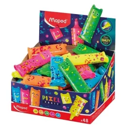 maped-zakreslacz-mini-pixel-fluo-niebieski