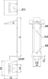 uchwyt-panelu-gorny-upg10mc-rodzaj-profil-montazowy