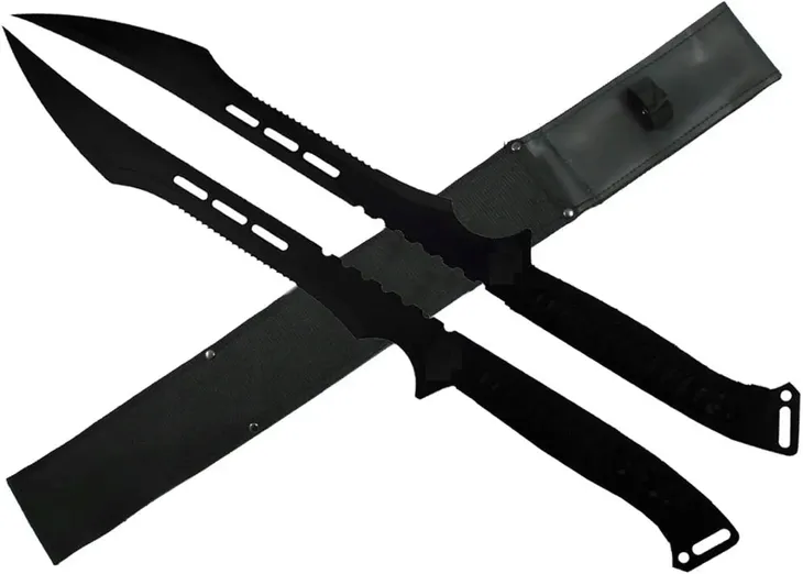 Miecz Katana Ninja 2 x Trening z Pochwą 68 cm D103