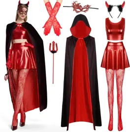 kostium-diabla-damski-halloween-czerwono-czarny-stroj-z-peleryna