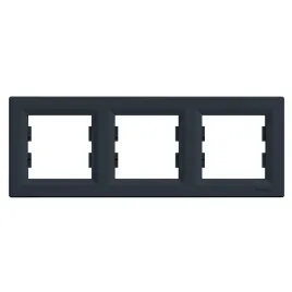 ramka-3-krotna-pozioma-antracyt-asfora