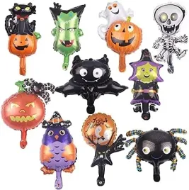 balony-foliowe-halloween-zestaw-10sztuk-z-motywem-dyni-pajaka-i-szkieletu