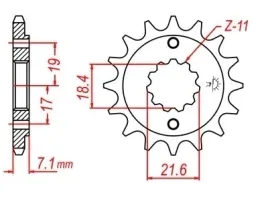 zebatka-przod-przednia-jt-xr-crf-l-cbf-cbr-250