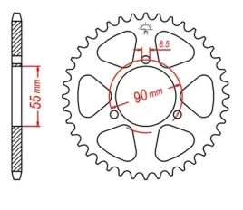 zebatka-tyl-tylna-jt-rieju-rs2-matrix-naked-pro-50