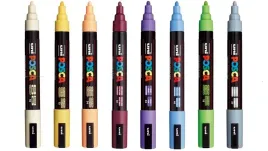 marker-z-farba-plakatowa-posca-pc-5m-zestaw-8-szt