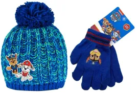 czapka-zimowa-psi-patrol-chase-marshall-z-pomponem-rekawiczki