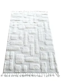 chodnik-na-korytarz-80x300cm-miekki-kremowy-pluszowy-wzor-boho-efekt-3d