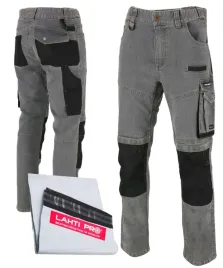 lahti-pro-spodnie-robocze-jeansowe-stretch-slim-fit-wzmocnianie-r-3xl