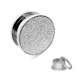 plug-pelny-brokat-odkrecany-kolczyk-do-uszu-metal-srebrny-stal-5mm