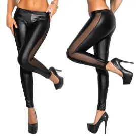 czarne-legginsy-imitacja-skory-z-przeswitujacym-paskiem-z-boku-rozmiar-s-m