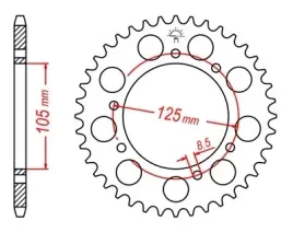zebatka-tyl-tylna-jt-xps-x3m-baja-marathon-xt-125