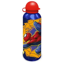 bidon-butelka-dla-dzieci-spiderman-aluiminiowy-zamykany-ustnik-500ml