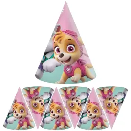 czapeczki-papierowe-urodzinowe-psi-patrol-paw-patrol-skye-i-everest-6szt