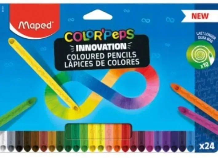kredki-z-grafitu-infinity-24-kolory-maped-rodzaj-kredki-olowkowe