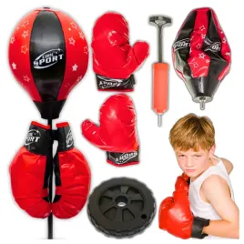 zestaw-bokserski-dla-dzieci-worek-treningowy-rekawice-gruszka-sztuki-walki