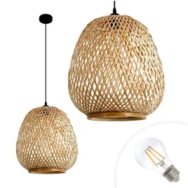 zestaw-lampa-wiszaca-boho-z-bambusa-sufitowa-zarowka-7w-e27-barwa-ciepla
