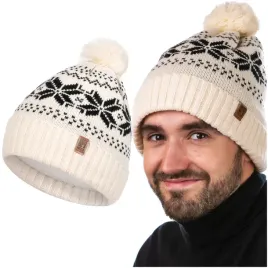 czapka-meska-zimowa-norweski-wzor-z-pomponem-ciepla-norweska-beanie-polarem