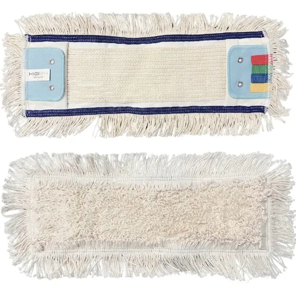 Mop płaski Duo bawełna 40 cm Speedy Uszy Klips Kieszeń 140g Gruby