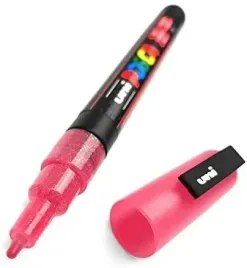 marker-farba-plakatowa-posca-pc-3ml-czerwon-brokat