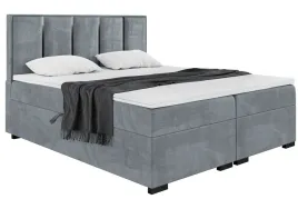 lozko-kontynentalne-boxspring-szary-welur-140x200-cm-czarna-rama-antonio