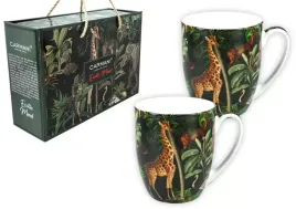 kpl-2-kubkow-exotic-mood-zyrafa-380ml-carmani-na-prezent-porcelana
