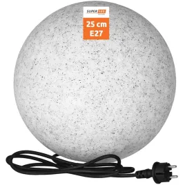 kula-ogrodowa-led-230v-e27-25-cm-imitacja-kamienia-z-przewodem-i-wtyczka