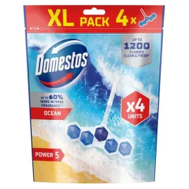 domestos-power-5-kostka-do-wc-pelna-moc-zawieszka-ocean-xl-4x50g