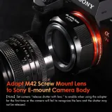 adapter-bagnetowy-kandf-concept-pro-m42-sony-e-stan-opakowania-oryginalne