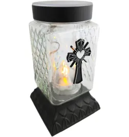 znicz-solarny-kwadrat-czarny-z-krzyzem-lampion-szklany-fotowoltaiczny