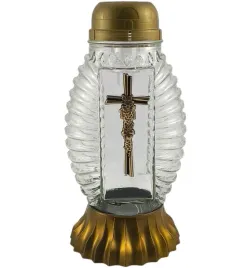 znicz-solarny-zloty-z-krzyzem-lampion-szklany-na-grob