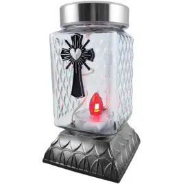 znicz-solarny-fotowoltaiczny-kwadratowy-z-krzyzem-solar-na-grob-kwadrat